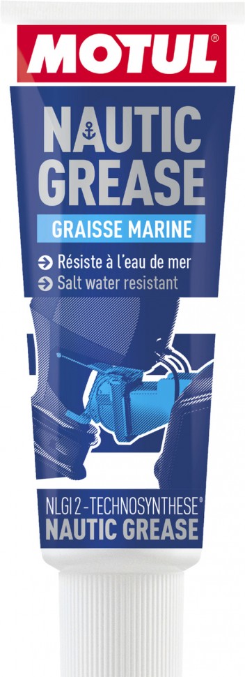 Смазка водостойкая пластичная MOTUL NAUTIC GREASE (200 г) синяя